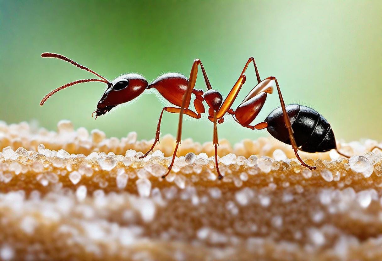 Ants Cross Salt Lines