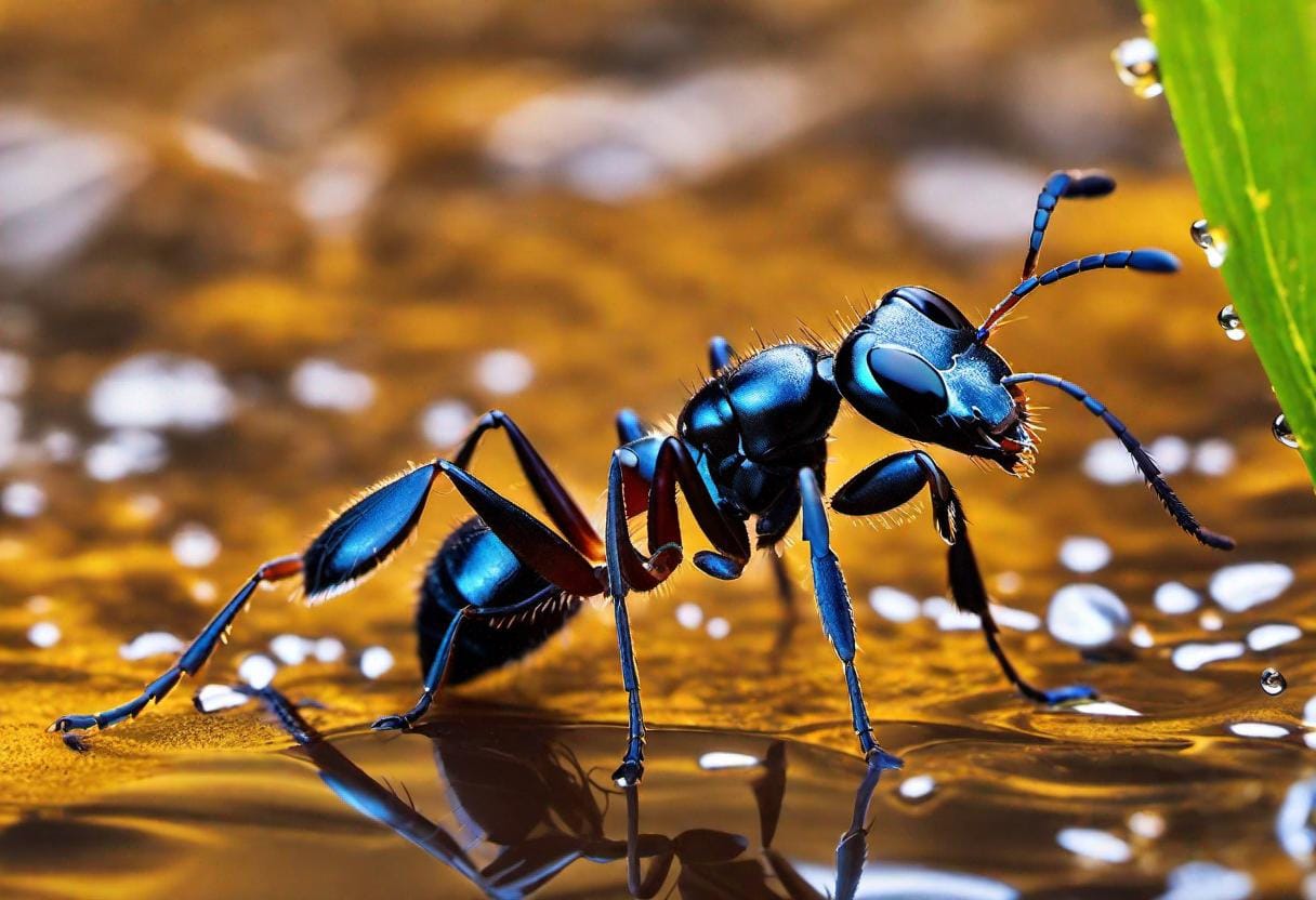 Ants and Water